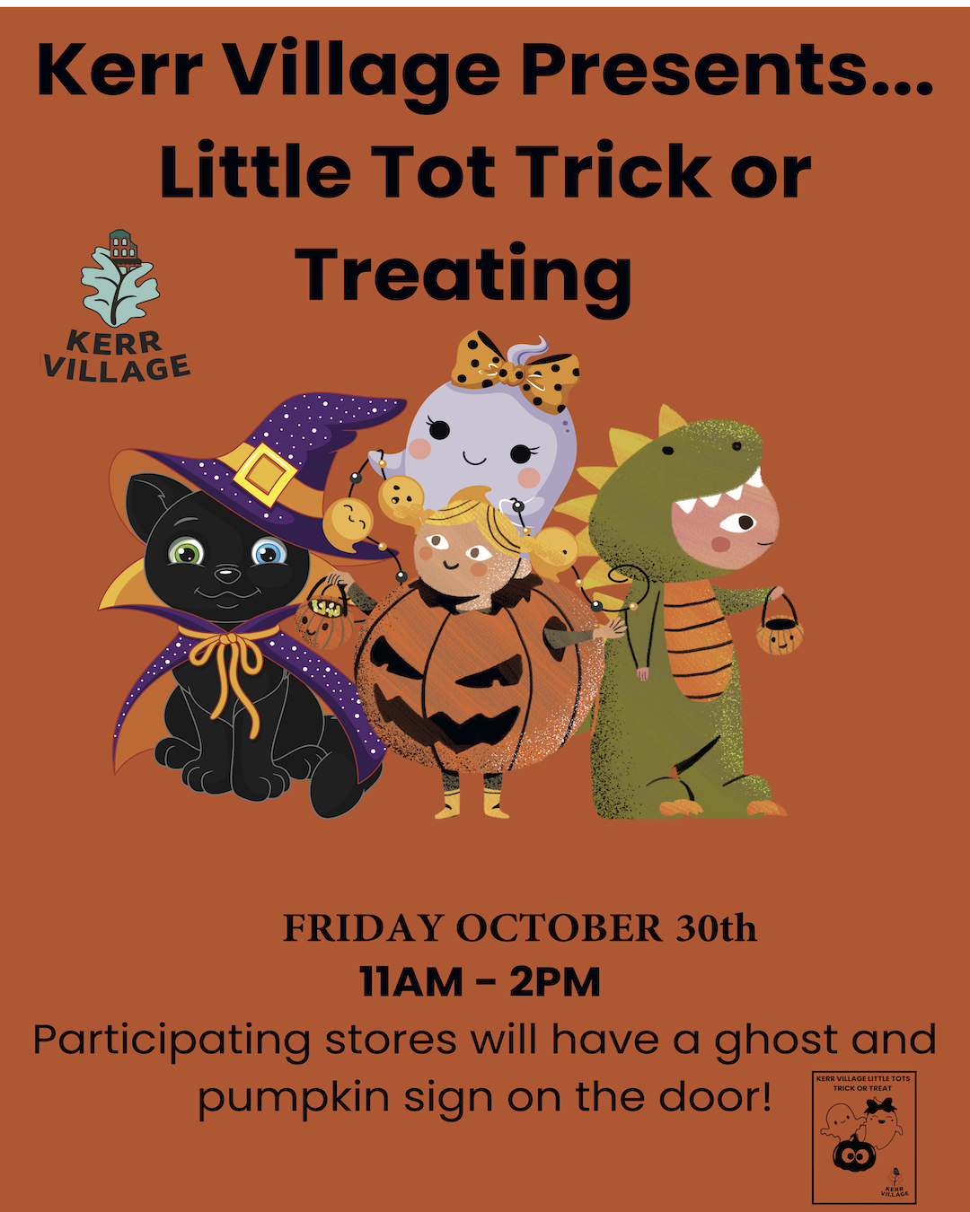 Little Tots Trick or Treating!